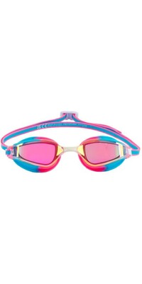 2024 Aquasphere Fastlane Swim Goggles EP3179940LMP - Pink Titanium Mirrored / Blue